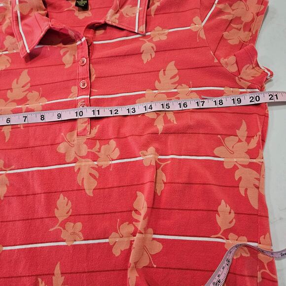 Women's Tommy Bahama Top 18  Golf with Cap Sleeves  Size XL - Picture 6 of 9